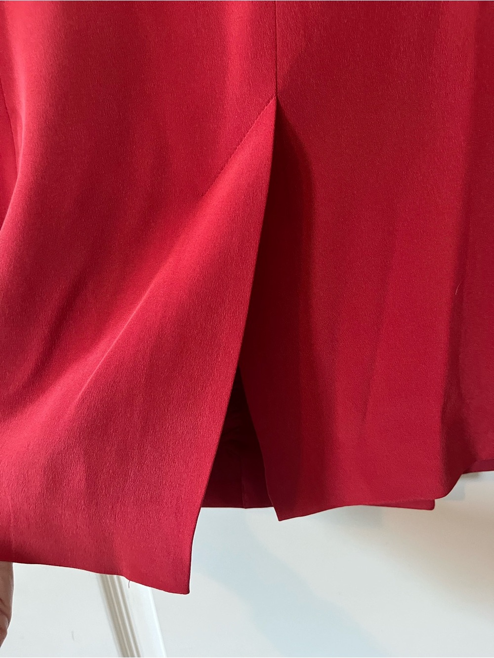 Jones New York Red Double-Breasted Silk Blazer Women’s Size 4P - Picture 6 of 16